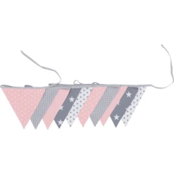 Ullenboom Gagliardetti A Catena 325 Cm (10 Gagliardetti) Grigio Rosa -Negozio online Pink Or Blue ullenboom gagliardetti a catena 325 cm 10 gagliardetti grigio rosa a266676 2