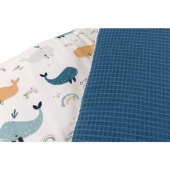 Ullenboom Nido Per Culla Blue Whales 210 X 30 Cm -Negozio online Pink Or Blue ullenboom nido per culla blue whales 210 x 30 cm a363012 3