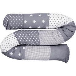 Ullenboom Paracolpi A Salsicciotto Grigio Stelle Grigio 200 Cm -Negozio online Pink Or Blue ullenboom paracolpi a salsicciotto grigio stelle grigio 200 cm a267381 2