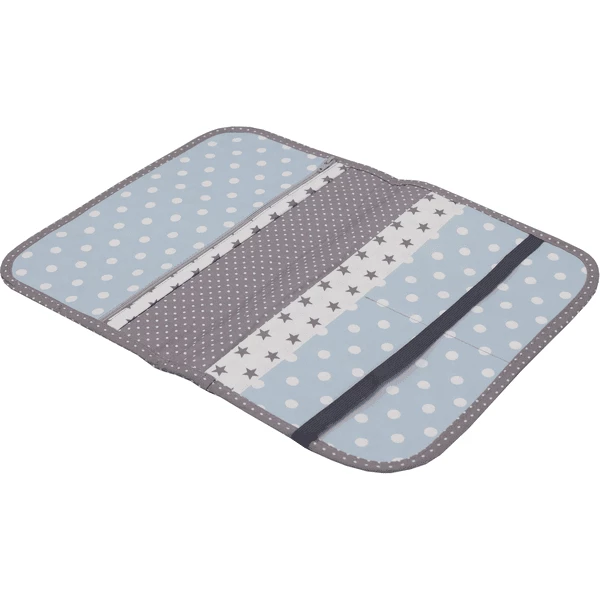 Ullenboom Patchwork Borsa Per Pannolini - Azzurro/grigio Chiaro 4 Ullenboom Patchwork Borsa Per Pannolini - Azzurro/grigio Chiaro - immagine 2
