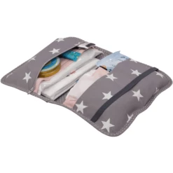 Ullenboom Patchwork Borsa Per Pannolini - Rosa Grigio -Negozio online Pink Or Blue ullenboom patchwork borsa per pannolini rosa grigio a310453 3
