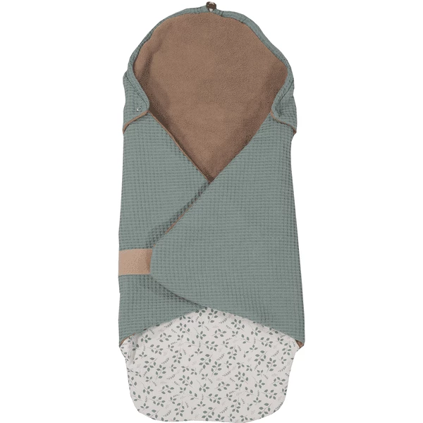 ULLENBOOM Piumino Estivo Motivo Waffle Floral Verde 3 ULLENBOOM Piumino Estivo Motivo Waffle Floral Verde