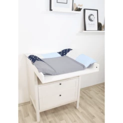 Ullenboom Rivestimento Per Materassino Fasciatoio, Blu/azzurro/grigio 75x85 Cm -Negozio online Pink Or Blue ullenboom rivestimento per materassino fasciatoio blu azzurro grigio 75x85 cm a279592 2