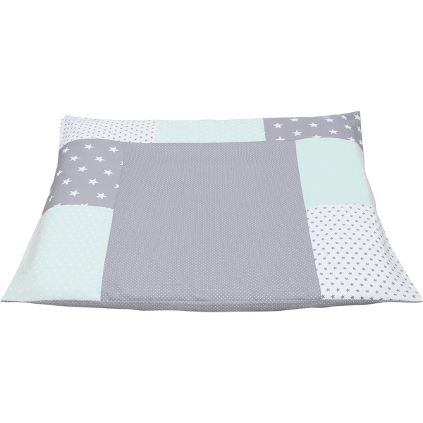 Ullenboom Rivestimento Per Materassino Fasciatoio, Mint, Grigio 75x85 Cm 4 Ullenboom Rivestimento Per Materassino Fasciatoio, Mint, Grigio 75x85 Cm - immagine 2