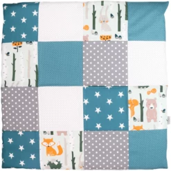 Ullenboom Set Di Biancheria Da Letto Per Bambini Animali Della Foresta 80 X 80 Cm + 35 X 40 Cm Verde -Negozio online Pink Or Blue ullenboom set di biancheria da letto per bambini animali della foresta 80 x 80 cm 35 x 40 cm verde a267578 1