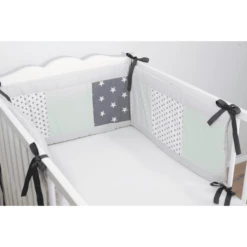Ullenboom Struttura Protezione Per Culla 140x70 Cm Mint Grigio (210 Cm Di Superficie Della Testa) 8 Ullenboom Struttura Protezione Per Culla 140x70 Cm Mint Grigio (210 Cm Di Superficie Della Testa) -Negozio online Pink Or Blue ullenboom struttura protezione per culla 140x70 cm mint grigio 210 cm di superficie della testa a268304 1