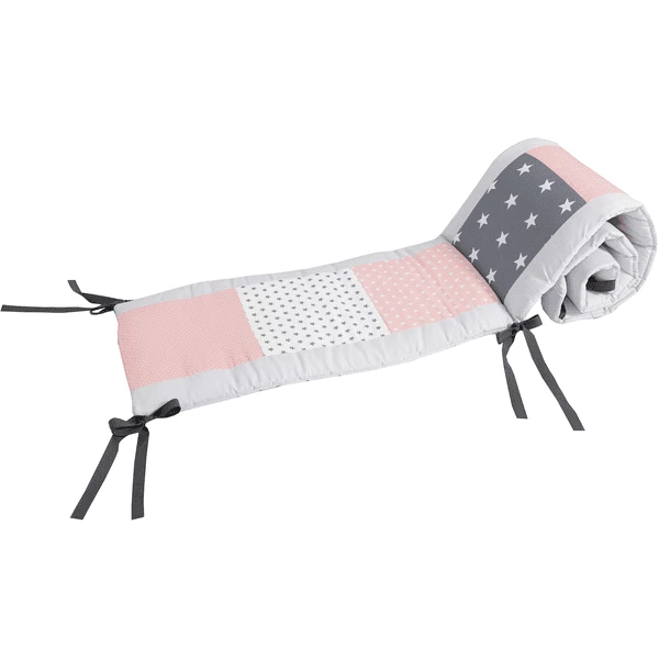 Ullenboom Struttura Protezione Per Culla 140x70 Cm Rosa Grigio (210 Cm Di Superficie Della Testa) 7 Ullenboom Struttura Protezione Per Culla 140x70 Cm Rosa Grigio (210 Cm Di Superficie Della Testa) - immagine 5