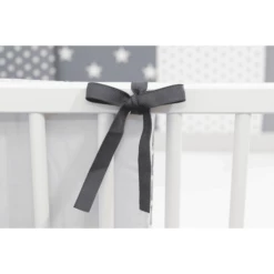 Ullenboom Struttura Protezione Per Culla 140x70 Cm Stelle Grigie (210 Cm Di Superficie Della Testa) -Negozio online Pink Or Blue ullenboom struttura protezione per culla 140x70 cm stelle grigie 210 cm di superficie della testa a268301 3