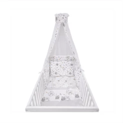 Urra Lettino Con Set Completo Gufetti 60 X 120 Cm -Negozio online Pink Or Blue urra lettino con set completo gufetti 60 x 120 cm a291912 3