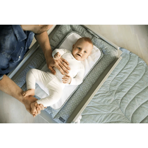 VINTER& BLOOM Fasciatoio Nordic Foglia GOTS Mite Green 4 VINTER& BLOOM Fasciatoio Nordic Foglia GOTS Mite Green - immagine 2