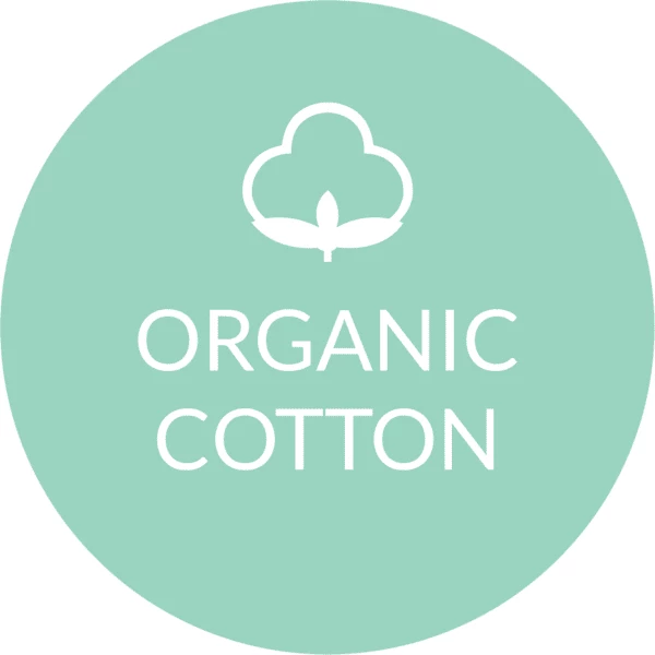 VINTER& BLOOM Fasciatoio Nordic Foglia GOTS Mite Green 5 VINTER& BLOOM Fasciatoio Nordic Foglia GOTS Mite Green - immagine 3