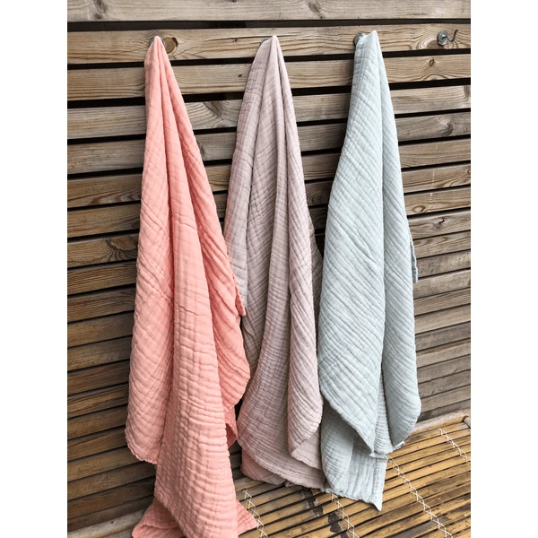 VINTER& BLOOM Trapunta Di Mussola GOTS Sage Green 6 VINTER& BLOOM Trapunta Di Mussola GOTS Sage Green - immagine 4