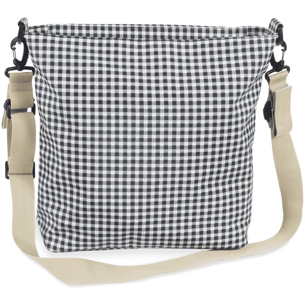 Walking Mum Borsa Per Pannolini I Love Vichy Nero 7 Walking Mum Borsa Per Pannolini I Love Vichy Nero - immagine 5