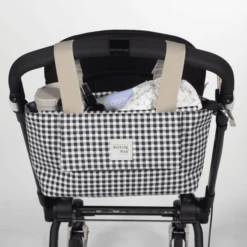 Walking Mum Organizer Per Passeggini I Love Vichy, Nero -Negozio online Pink Or Blue walking mum organizer per passeggini i love vichy nero a394764 2
