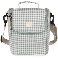 Walking Mum Organizer Per Passeggini Termico I Love Vichy, Verde