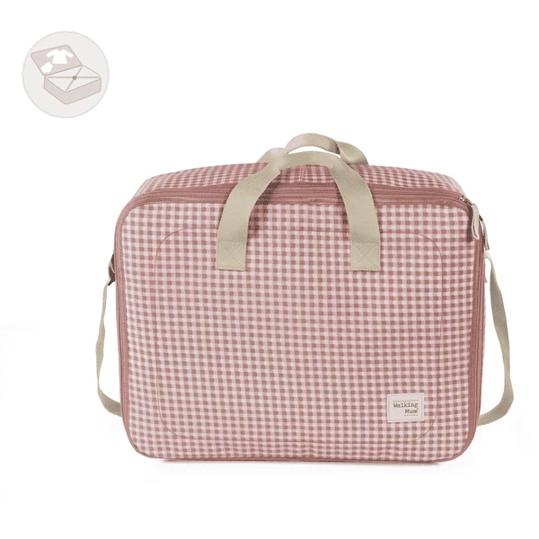 Walking Mum Valigia I Love Vichy Rosa 4 Walking Mum Valigia I Love Vichy Rosa - immagine 2
