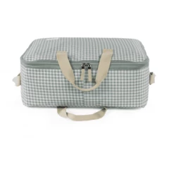 Walking Mum Valigia I Love Vichy Verde/bianco 10 Walking Mum Valigia I Love Vichy Verde/bianco -Negozio online Pink Or Blue walking mum valigia i love vichy verde bianco a316374 3