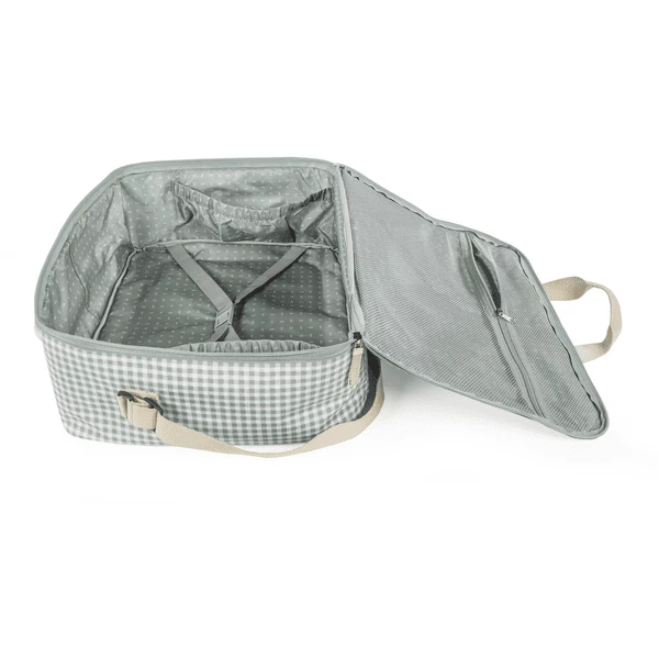 Walking Mum Valigia I Love Vichy Verde/bianco 7 Walking Mum Valigia I Love Vichy Verde/bianco - immagine 5