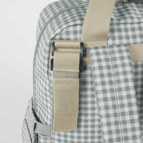 Walking Mum Zaino Fasciatoio I Love Vichy, Verde/bianco 7 Walking Mum Zaino Fasciatoio I Love Vichy, Verde/bianco - immagine 5