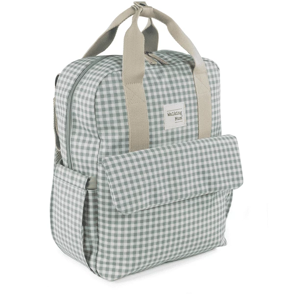 Walking Mum Zaino Fasciatoio I Love Vichy, Verde/bianco 3 Walking Mum Zaino Fasciatoio I Love Vichy, Verde/bianco
