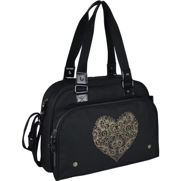 Weaff Borsa Porta Pannolini Premium Tattoo & Love Black 4 Weaff Borsa Porta Pannolini Premium Tattoo & Love Black - immagine 2