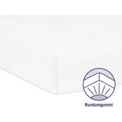 ZÖLLNER Lenzuolo In Jersey Con Angoli Elastici, Bianco -Negozio online Pink Or Blue zoellner lenzuolo in jersey con angoli elastici bianco a087063 4